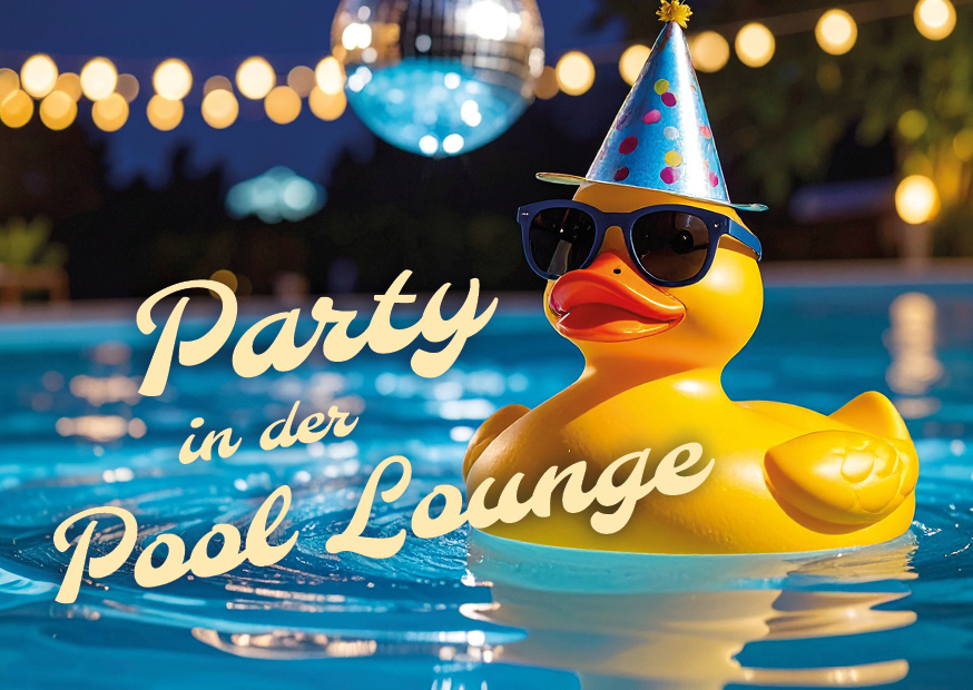 Party in der Pool Lounge